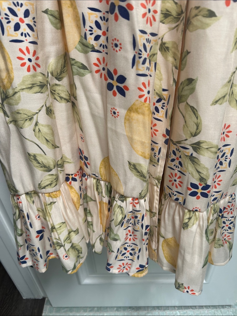 Ciebon Lemon Print Maxi Dress - Picture 6 of 12